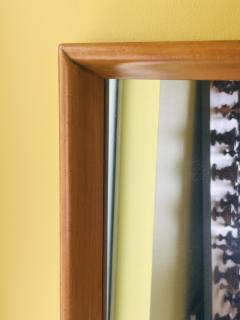  Heywood Wakefield Pristine Large Heywood Wakefield Mirror in Wheat Finish - 4572872