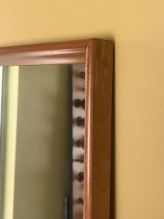  Heywood Wakefield Pristine Large Heywood Wakefield Mirror in Wheat Finish - 4572876