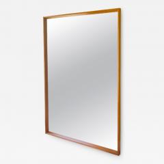  Heywood Wakefield Pristine Large Heywood Wakefield Mirror in Wheat Finish - 4574767