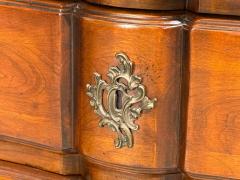  Hickory Chair Co Hickory Chair Louis XV Style Commodes Wood Brass Marble USA 1980s - 4544352