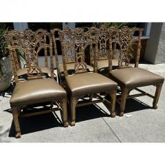 Hickory Chair Furniture Company Hickory Chair Company Chinese Chipoendale Dining Chairs Set of 6 - 3207921