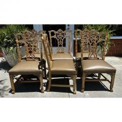  Hickory Chair Furniture Company Hickory Chair Company Chinese Chipoendale Dining Chairs Set of 6 - 3207949