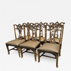  Hickory Chair Furniture Company Hickory Chair Company Chinese Chipoendale Dining Chairs Set of 6 - 3210549