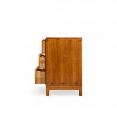  Hickory Manufacturing Co Hickory Manufacturing Mid Century Walnut and Brass Campaign Dresser - 4558638
