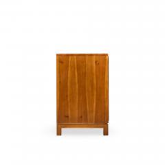 Hickory Manufacturing Co Hickory Manufacturing Mid Century Walnut and Brass Campaign Dresser - 4558642