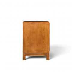  Hickory Manufacturing Co Hickory Manufacturing Mid Century Walnut and Brass Campaign Nightstand - 4824320