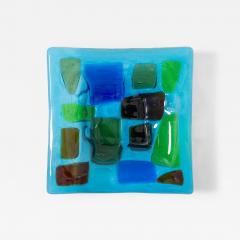  Higgins Glass Studio Earliest Stained Glass Patchwork Dish by Francis Stewart Michael Higgins - 4374480