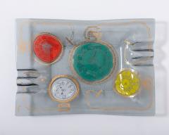  Higgins Glass Studio Glass Tray Clocks by Michael Frances Higgins - 4373626