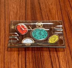  Higgins Glass Studio Glass Tray Clocks by Michael Frances Higgins - 4373882