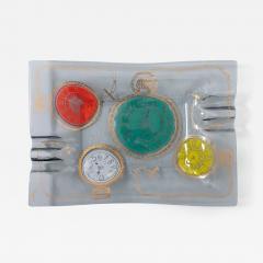  Higgins Glass Studio Glass Tray Clocks by Michael Frances Higgins - 4374482