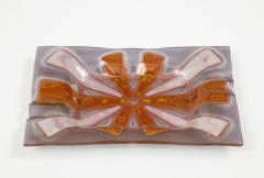  Higgins Glass Studio Higgins Art Glass Vide Poche Tray - 1923949