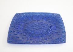  Higgins Glass Studio Higgins Cobalt Blue Platter - 4546399