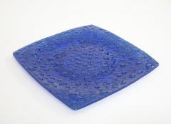  Higgins Glass Studio Higgins Cobalt Blue Platter - 4546400