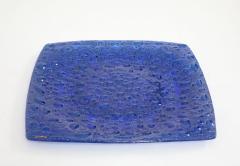  Higgins Glass Studio Higgins Cobalt Blue Platter - 4546401