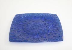  Higgins Glass Studio Higgins Cobalt Blue Platter - 4546403