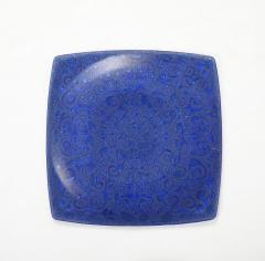  Higgins Glass Studio Higgins Cobalt Blue Platter - 4546407