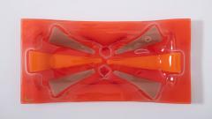  Higgins Glass Studio Mandarin Retangular Tray by Michael Frances Higgins - 4372496