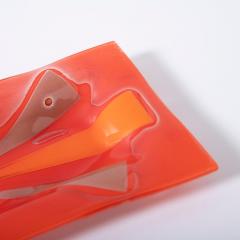  Higgins Glass Studio Mandarin Retangular Tray by Michael Frances Higgins - 4372500