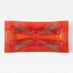  Higgins Glass Studio Mandarin Retangular Tray by Michael Frances Higgins - 4374481