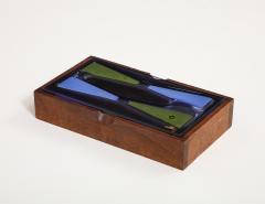  Higgins Glass Studio Violet Green Higgins Glass Top Box - 3615582