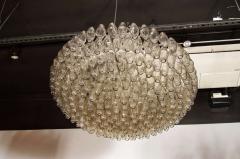  High Style Deco Exquisite Hand Blown Murano Smoked Glass Polyhedral Chandelier - 1560356