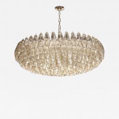  High Style Deco Exquisite Hand Blown Murano Smoked Glass Polyhedral Chandelier - 1563222