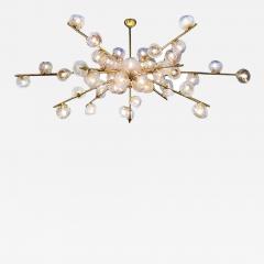  High Style Deco Handblown Murano Glass and Brass Constellation Chandelier by High Style Deco - 1582722