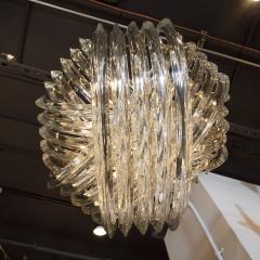  High Style Deco Modernist Murano Glass Ribbon Chandelier with Brass Fittings by High Style Deco - 1559884