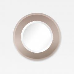  High Style Deco Modernist Two Tier Beveled Smoked Bronze Border Mirror Custom by High Style Deco - 4169245