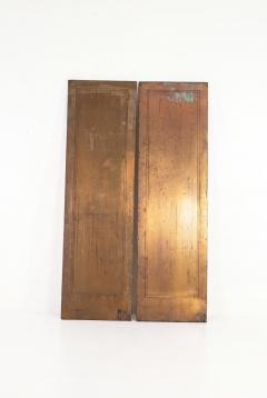  High Style Deco Pair of Brass Elevator Doors Louis Sullivan Style Chicago c 1930 - 4709626