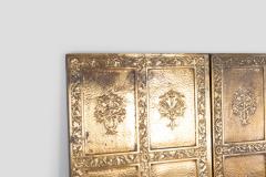  High Style Deco Pair of Brass Elevator Doors Louis Sullivan Style Chicago c 1930 - 4709628