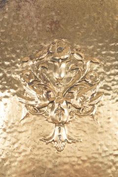  High Style Deco Pair of Brass Elevator Doors Louis Sullivan Style Chicago c 1930 - 4709634