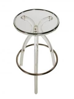  Hill Manufacturing Mid Century Modern Acrylic Lucite Counter or Bar Stool by Hill Mfg  - 2487864