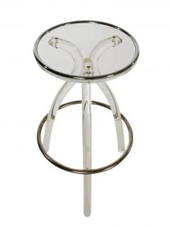  Hill Manufacturing Mid Century Modern Acrylic Lucite Counter or Bar Stool by Hill Mfg  - 2487865