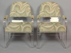  Hill Manufacturing Pair of Hill Industries Lucite Lounge Chairs circa 1970 - 572639