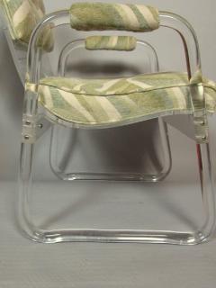  Hill Manufacturing Pair of Hill Industries Lucite Lounge Chairs circa 1970 - 572644