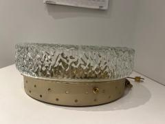  Hillebrand 1960s Extra Large Murano Glass Ceiling Fixture by Hillebrand  - 4181892