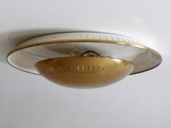  Hillebrand Elegant Mid Century Modern Sconce or Flush Mount by Hillebrand Germany 1950s - 2764284