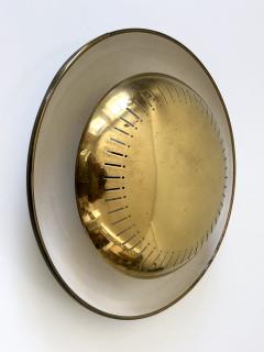  Hillebrand Elegant Mid Century Modern Sconce or Flush Mount by Hillebrand Germany 1950s - 4285852