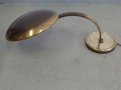  Hillebrand German Mid Century Modern Solid Brass Articulating Bauhaus Desk Lamp - 1819778
