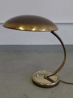  Hillebrand German Mid Century Modern Solid Brass Articulating Bauhaus Desk Lamp - 1819780