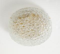  Hillebrand Large 1970s Murano Glass Flush Mount Ceiling Fixture by Hillebrand - 3953783