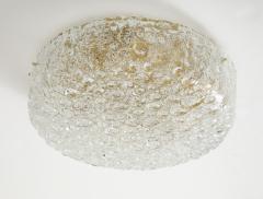  Hillebrand Large 1970s Murano Glass Flush Mount Ceiling Fixture by Hillebrand - 3953784