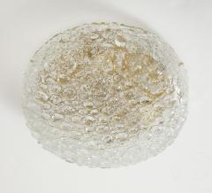  Hillebrand Large 1970s Murano Glass Flush Mount Ceiling Fixture by Hillebrand - 3953789