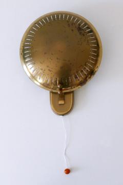  Hillebrand Rare Mid Century Modern Brass Sconce or Wall Lamp by Hillebrand Leuchten 1950s - 4184984