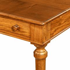  Holland Sons A mid Victorian free standing walnut writing table by Holland and Sons - 1606941