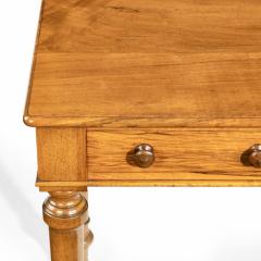  Holland Sons A mid Victorian free standing walnut writing table by Holland and Sons - 1606943