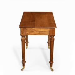  Holland Sons A mid Victorian free standing walnut writing table by Holland and Sons - 1606944