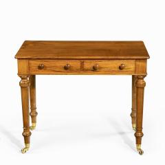  Holland Sons A mid Victorian free standing walnut writing table by Holland and Sons - 1606947