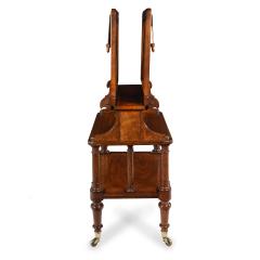  Holland Sons An early Victorian walnut folio stand attributed to Holland Sons - 3952626